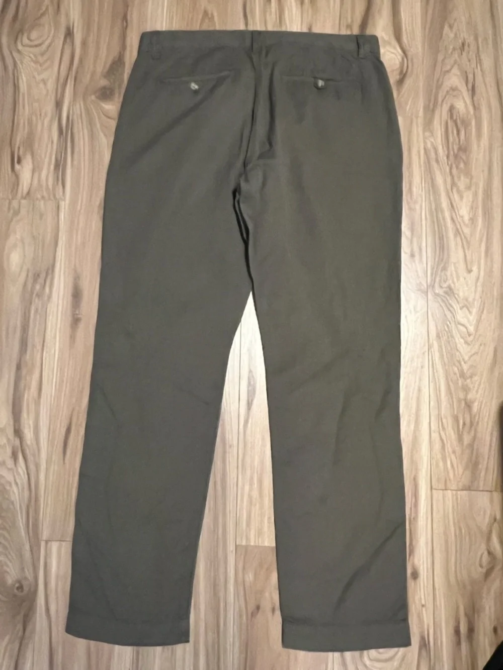 Polo Ralph Lauren Men's Olive Linen Straight Fit Khaki Chinos